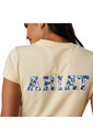 2023 Ariat Womens Varsity Camo T-Shirt 10043733 - Primrose Yellow